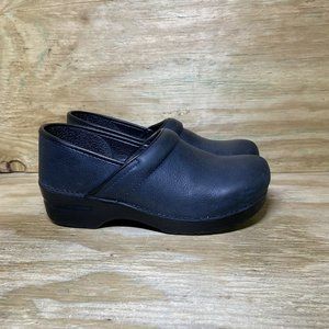 Dansko Professional Clogs Women’s Size 40 / US 9.5 - 10 Navy Burnished Nubuck